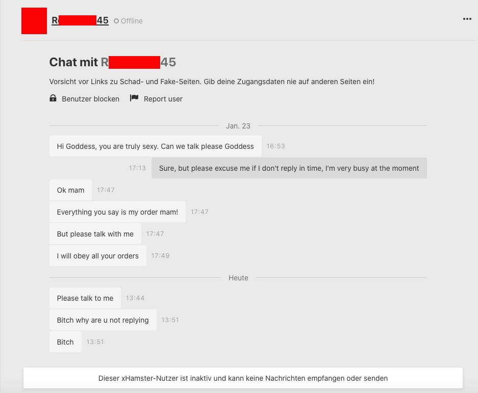 Geistige Nutten - Best of xhamster messages... 2