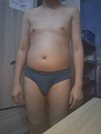 Eu de cueca slip mini e boxers