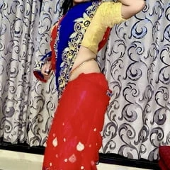 Red Saree