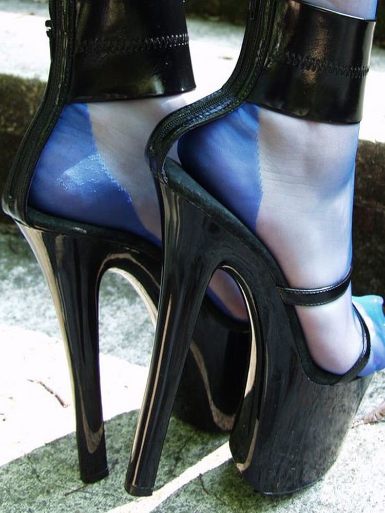 her heels and soles of feet #26