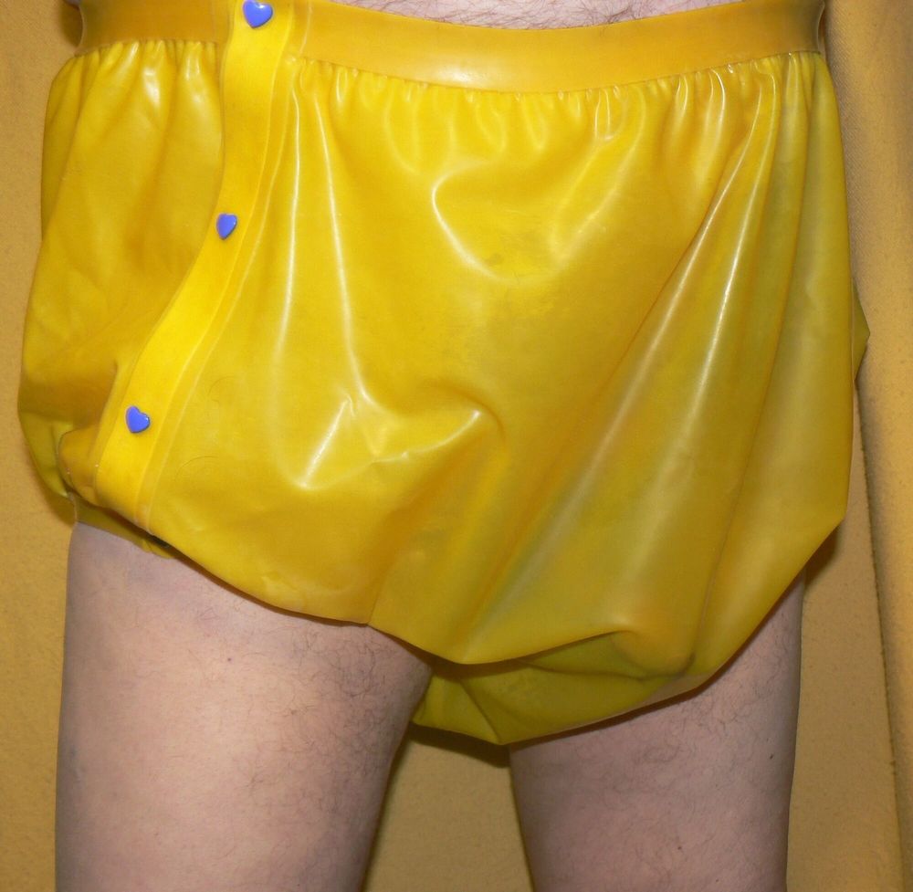 Gummibub in clear Rubber Pants #42