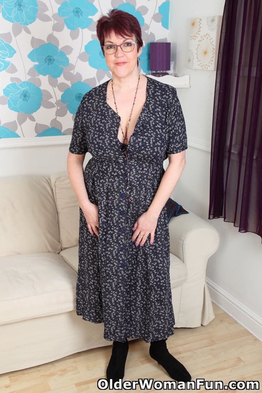 Dressed to undressed from OlderWomanFun #22