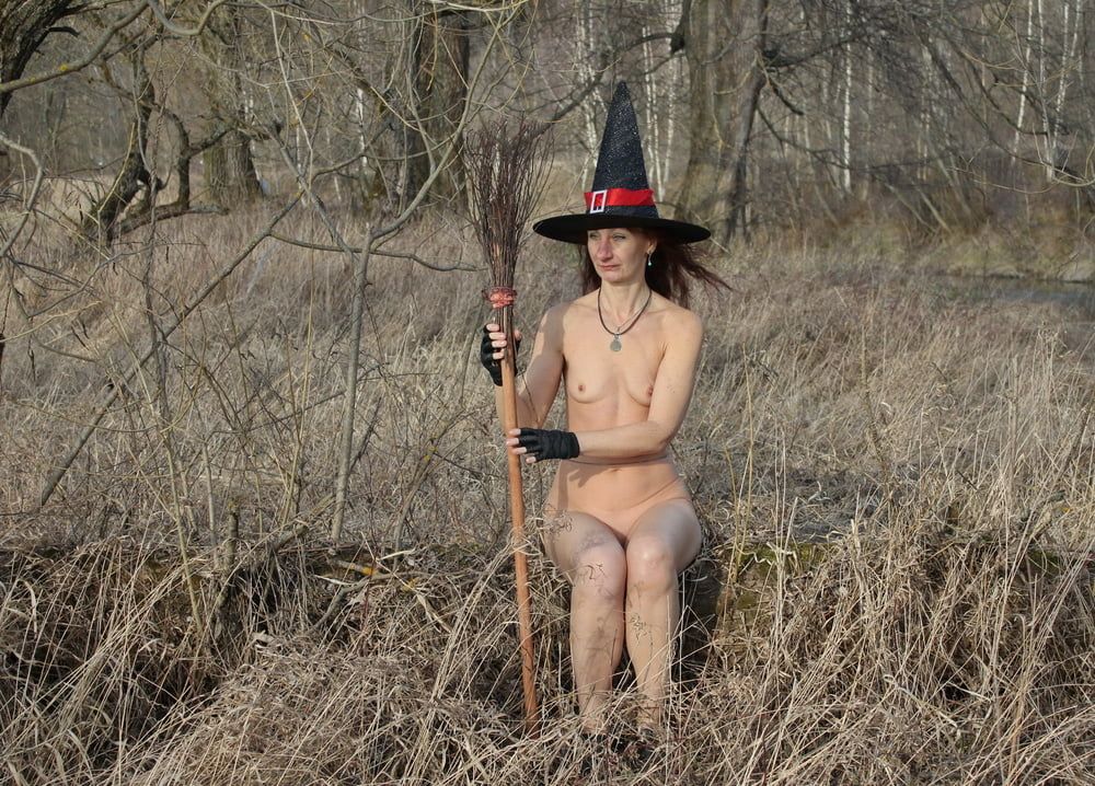 Nude Witch on nature #5