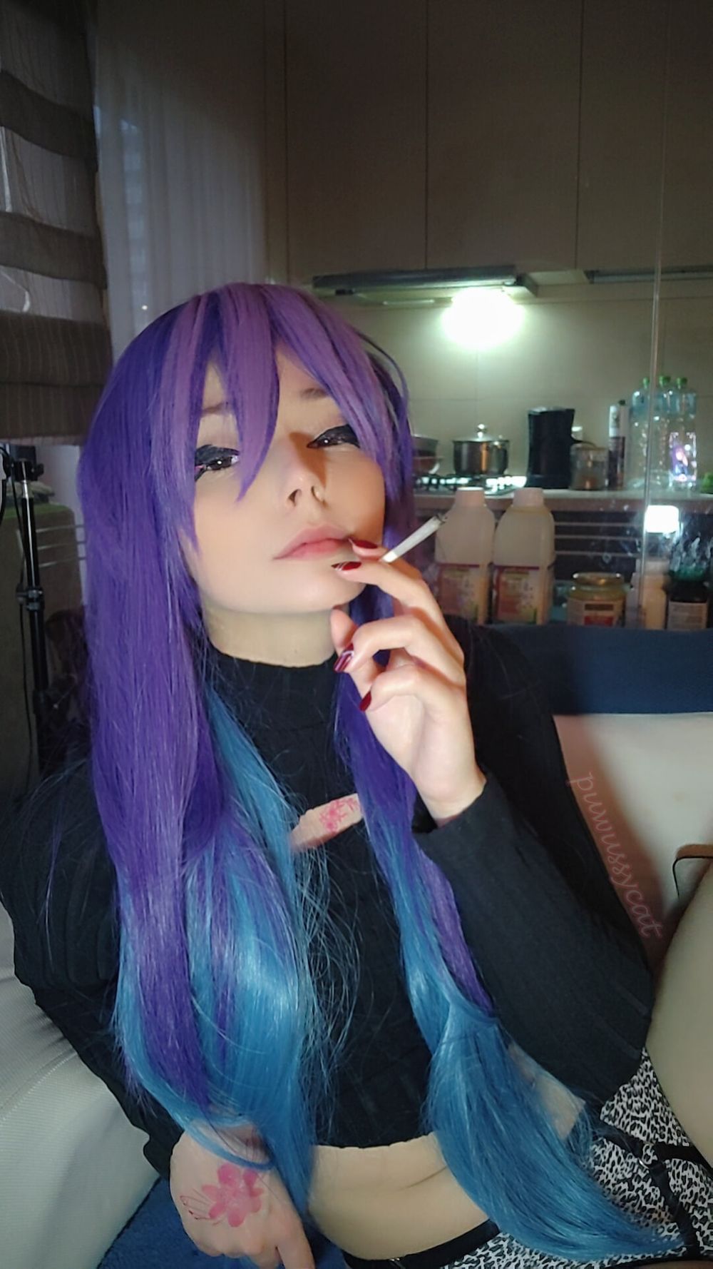 Adorable Egirl Smoking #3