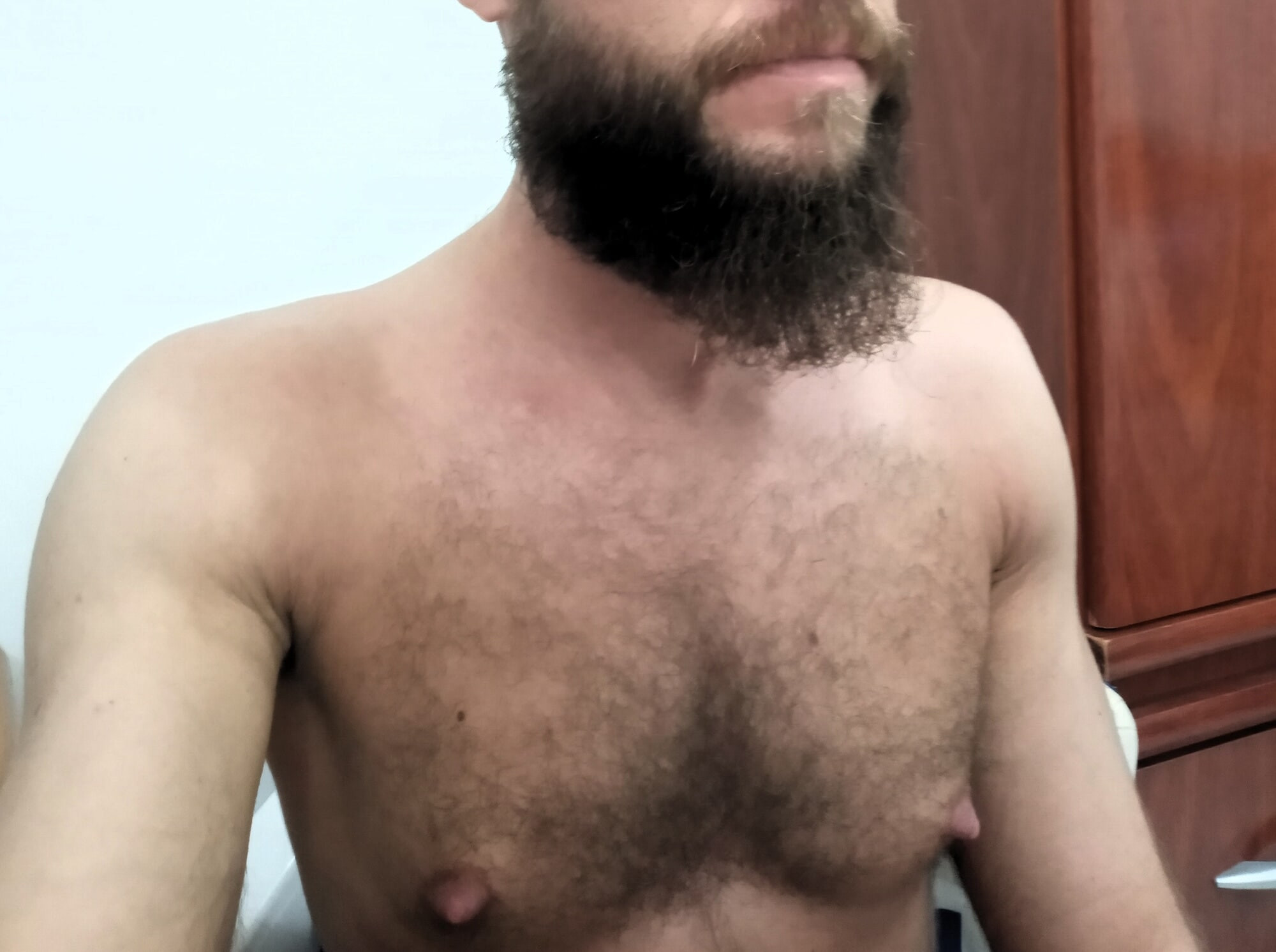 Beard, Hairy Chest and Big Nipples #9