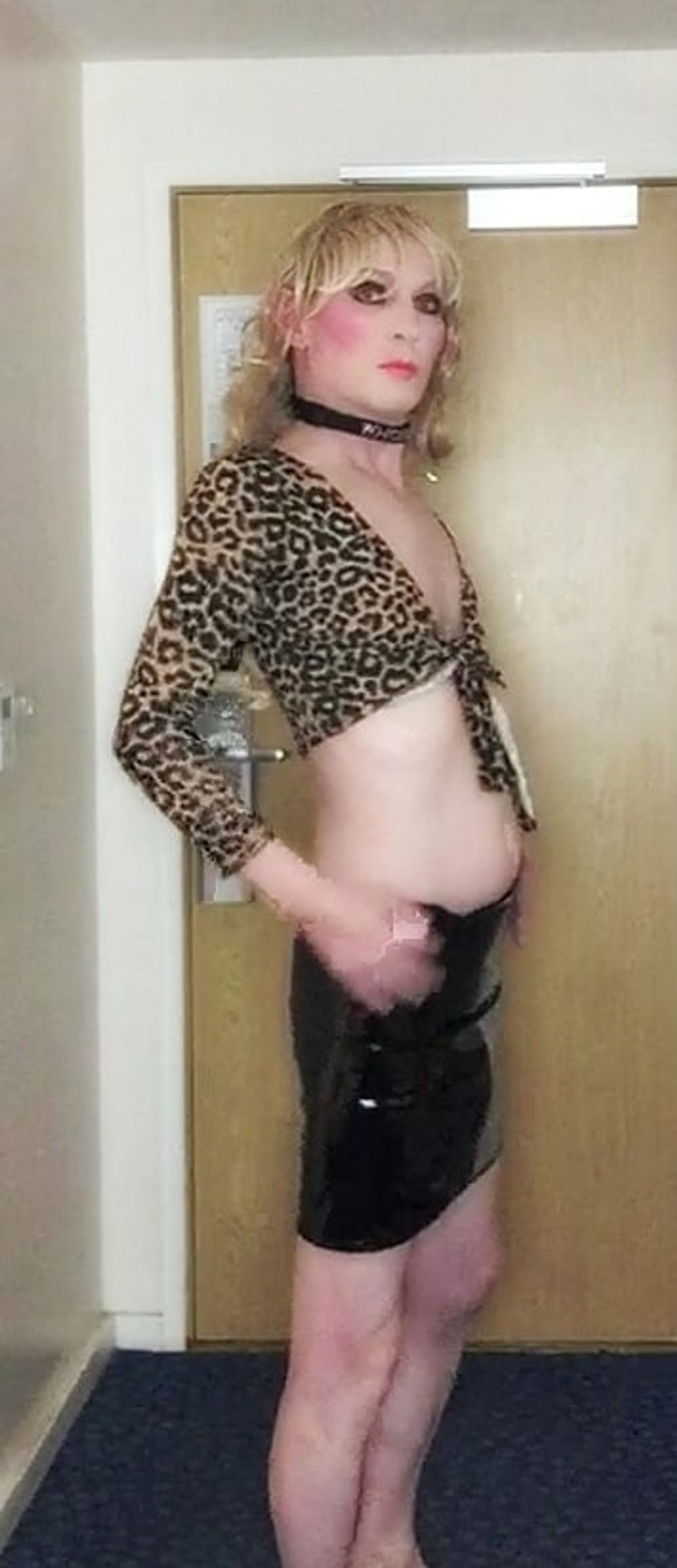 Sissy in leopard print top #29