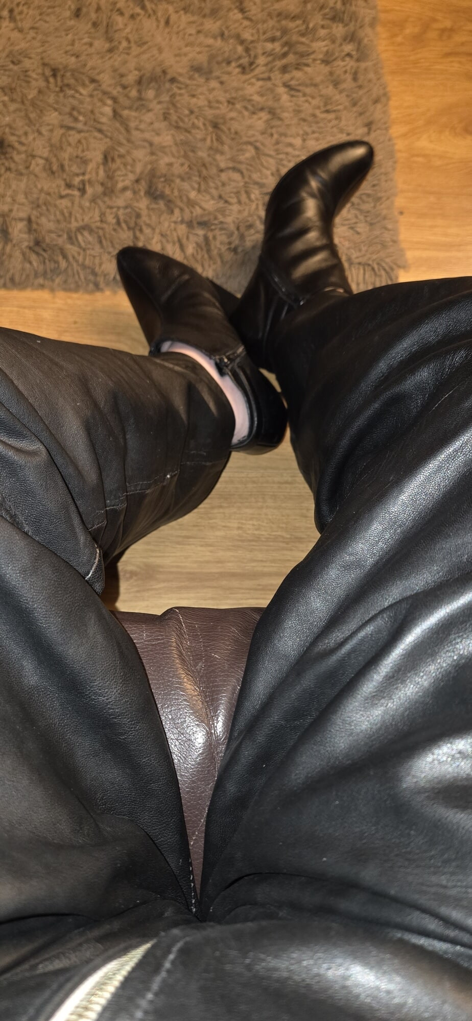 Lovely leather overalls #27