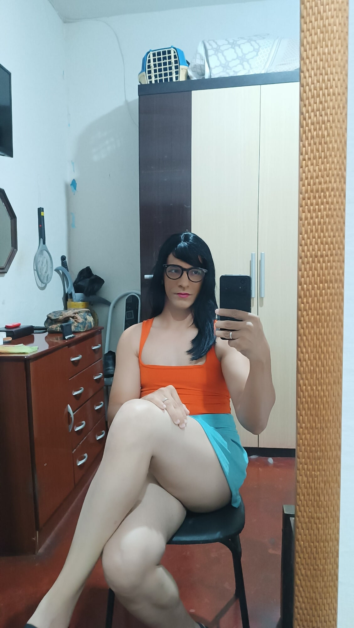 Sakura Bodysuit Orange Green Dresser  #22