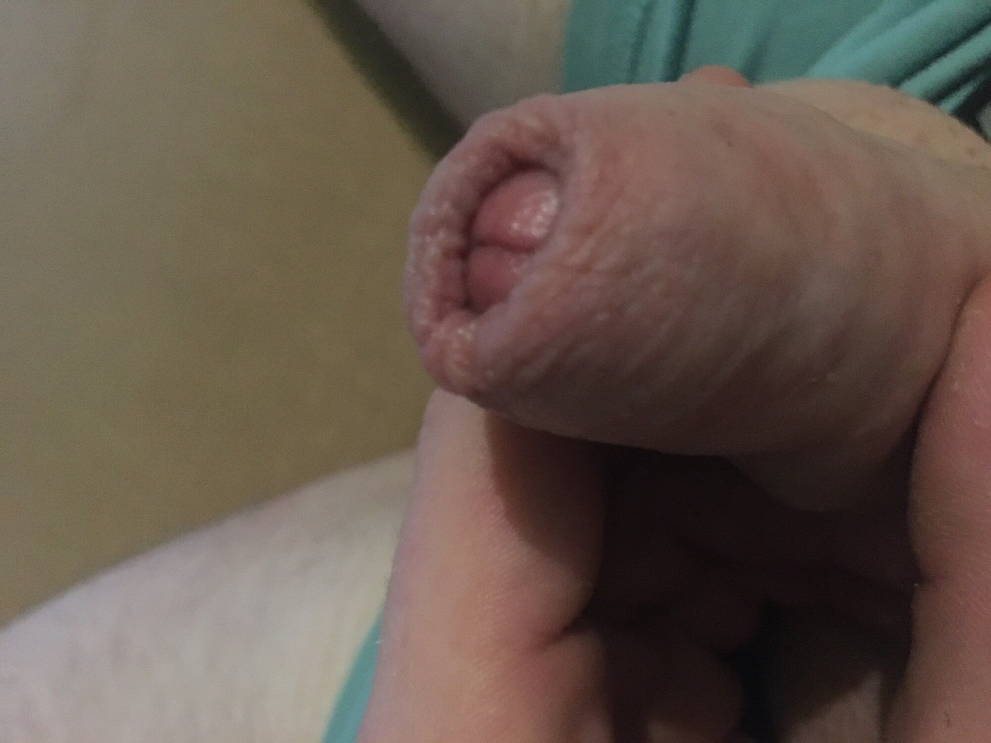 Foreskin Play With Cum Filled Balls  #13