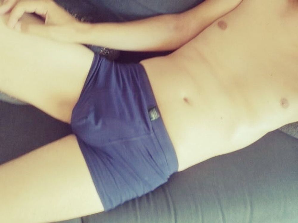 My dark blue Enzo boxerbriefs (and my dick)  #17