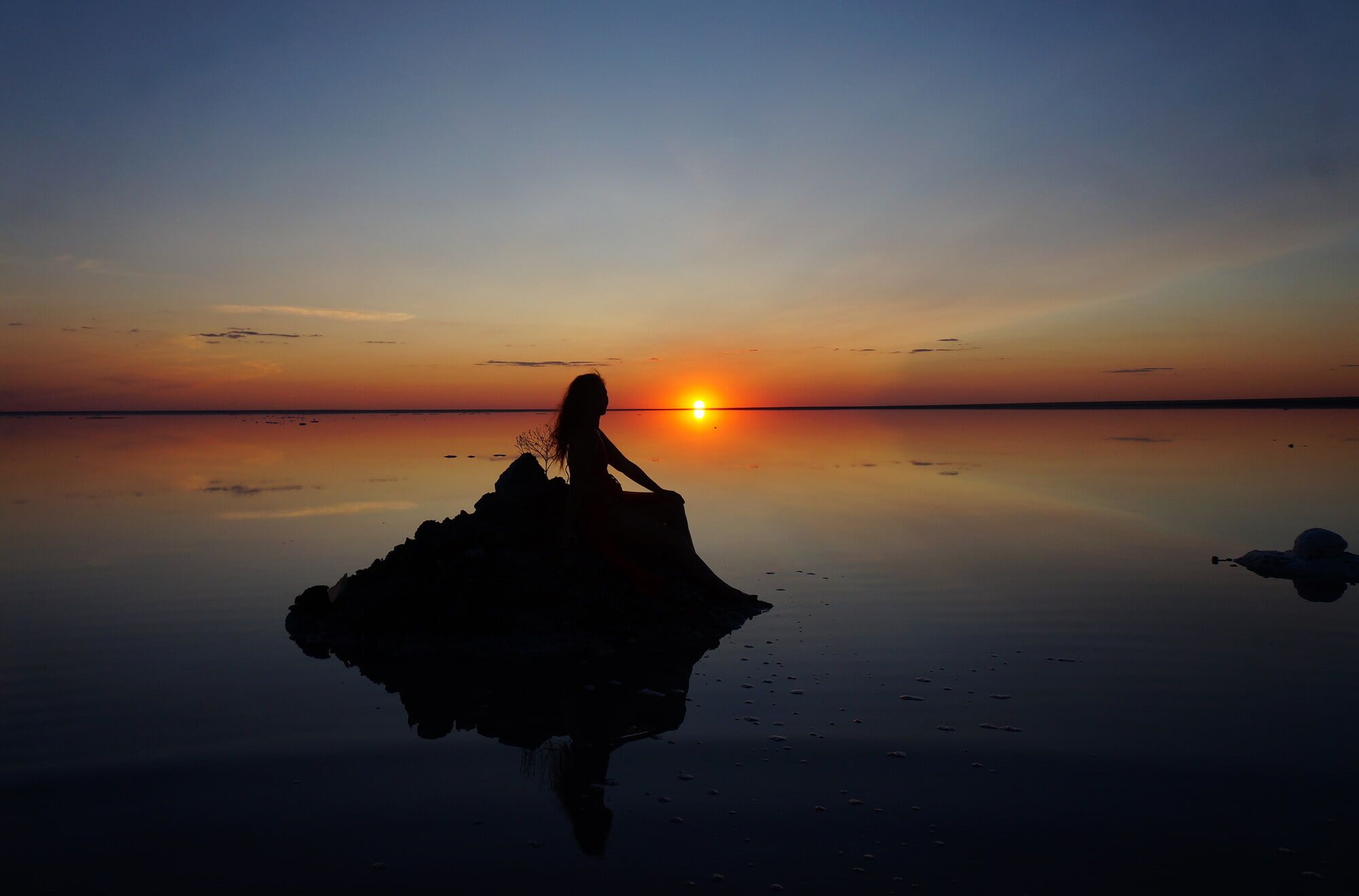 On the salt of the surface during sunset #6