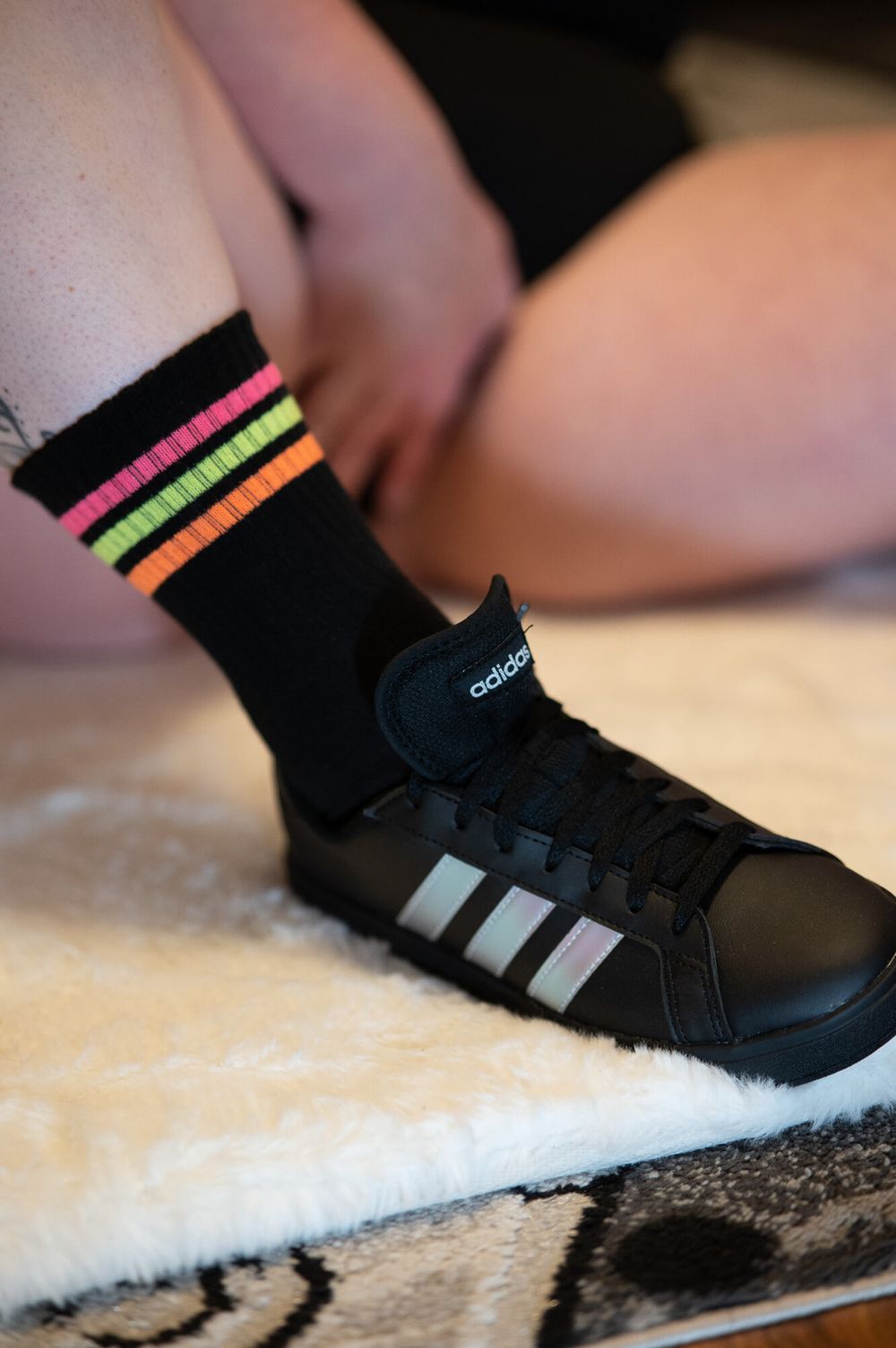 Adidas Sneaker and Socks #8