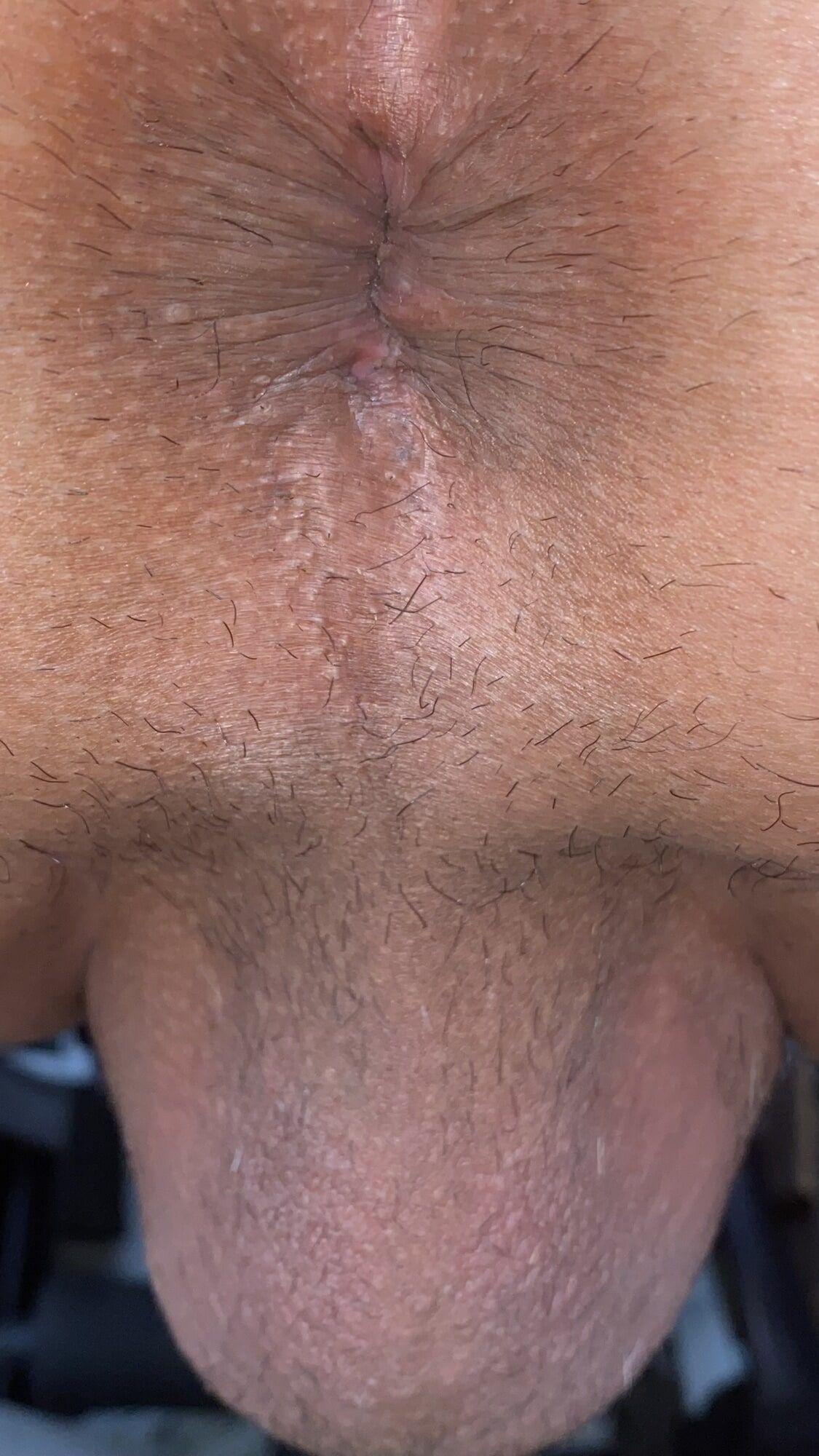 Close-up of a man's anus #42