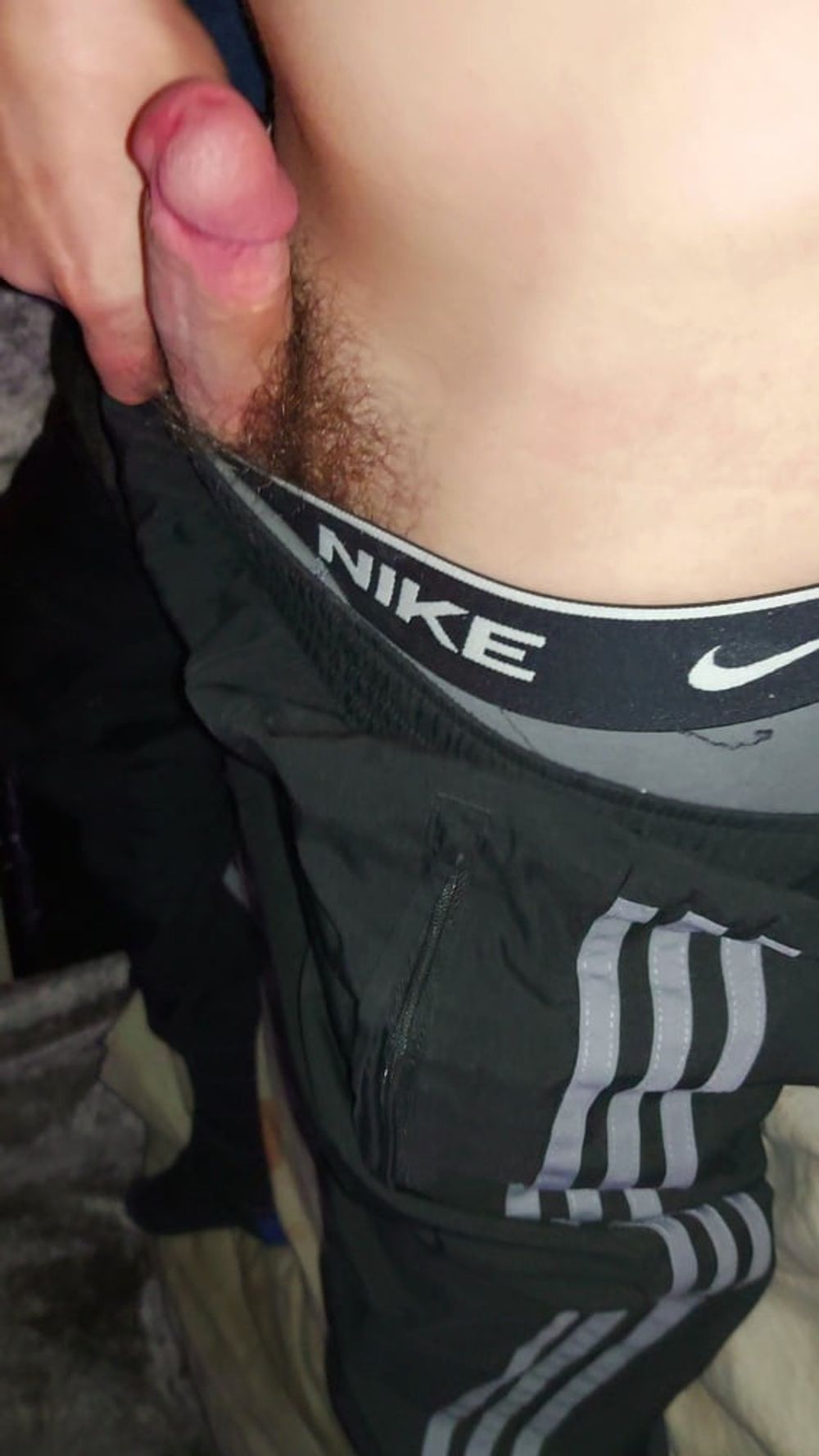 Adidas Trackie Bottoms Cum Shots #11