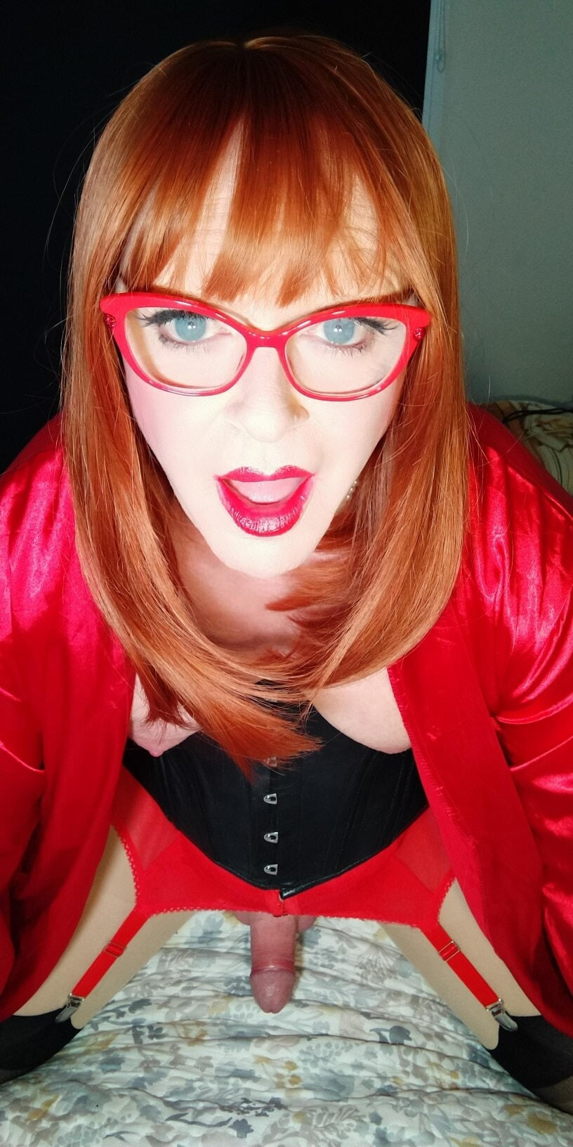Crossdressing redhead  #43