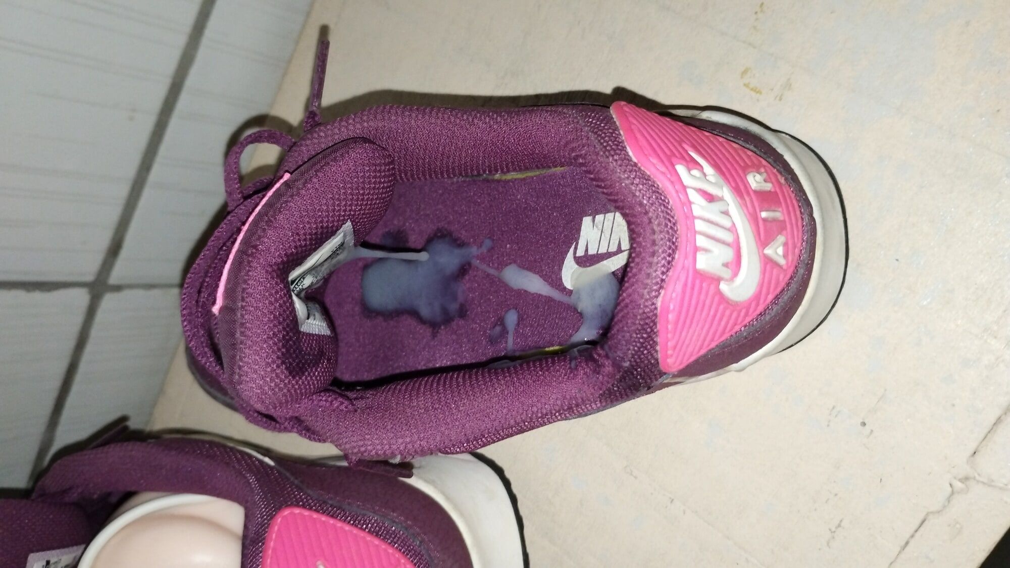 Cum in sneakers 4