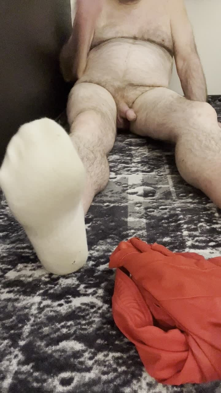 Coach Karl White Socks, Bare Feet Bare Balls 5835 #22