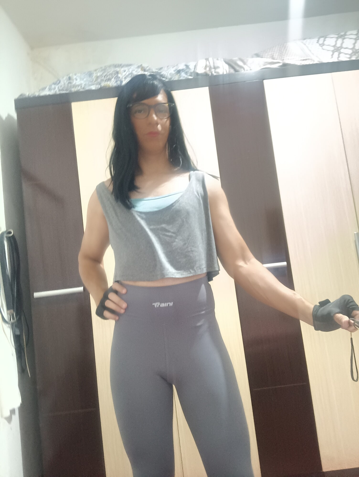 Sakura Nakamura Skinner legging Grey  #41