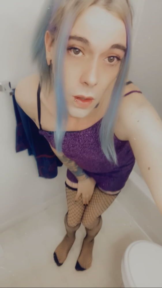 Hot Purple Minidress Slut #35
