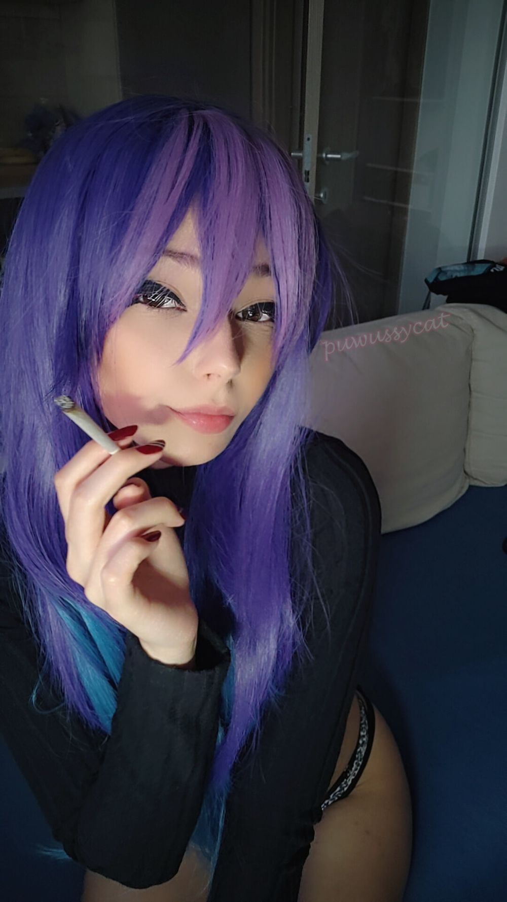 Adorable Egirl Smoking #7