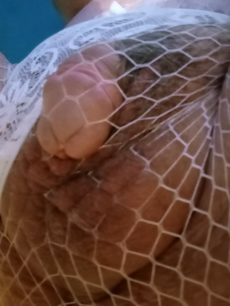 New white panties and fishnets #34