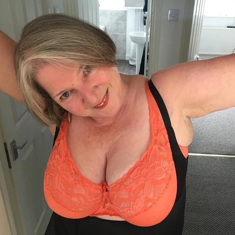 Chris44g Orange Bra