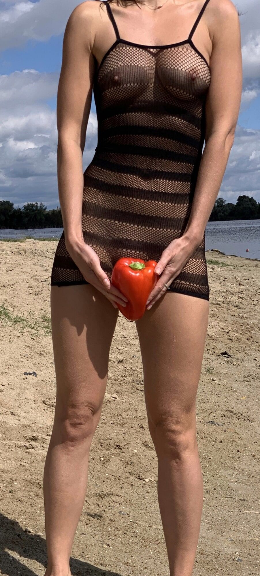 Sexy girl with fruit  #13