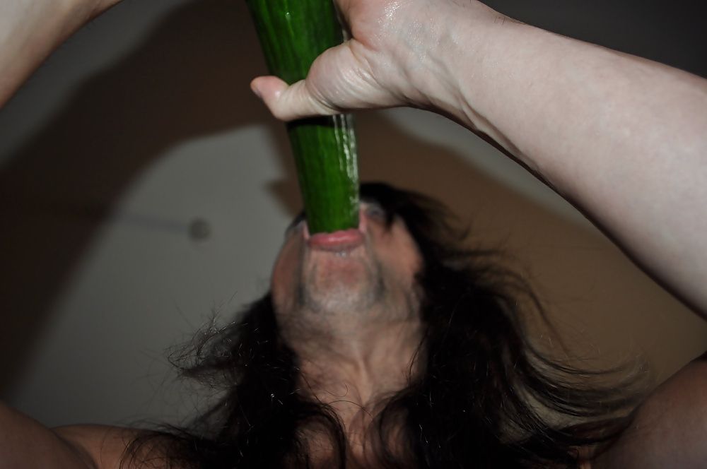 Tygra gets off with two huge cucumbers #36