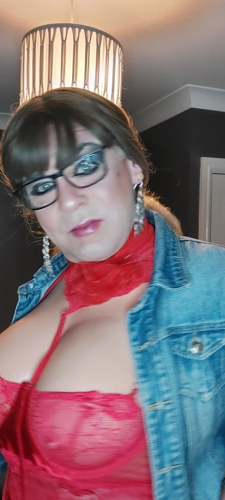 crossdressing juniper beri showing her charms #13