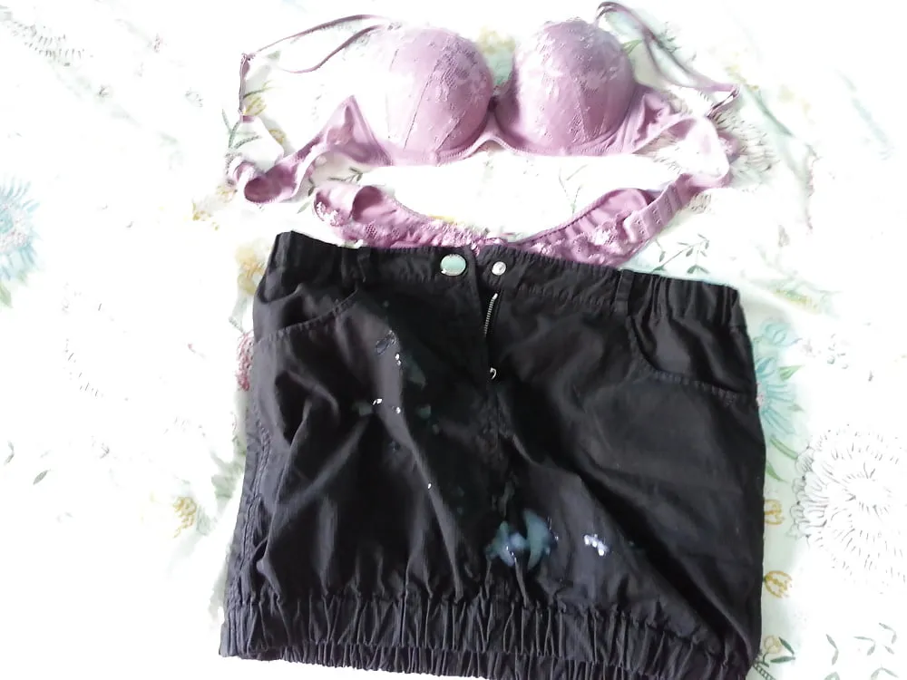 Miniskirt panty and bra #8