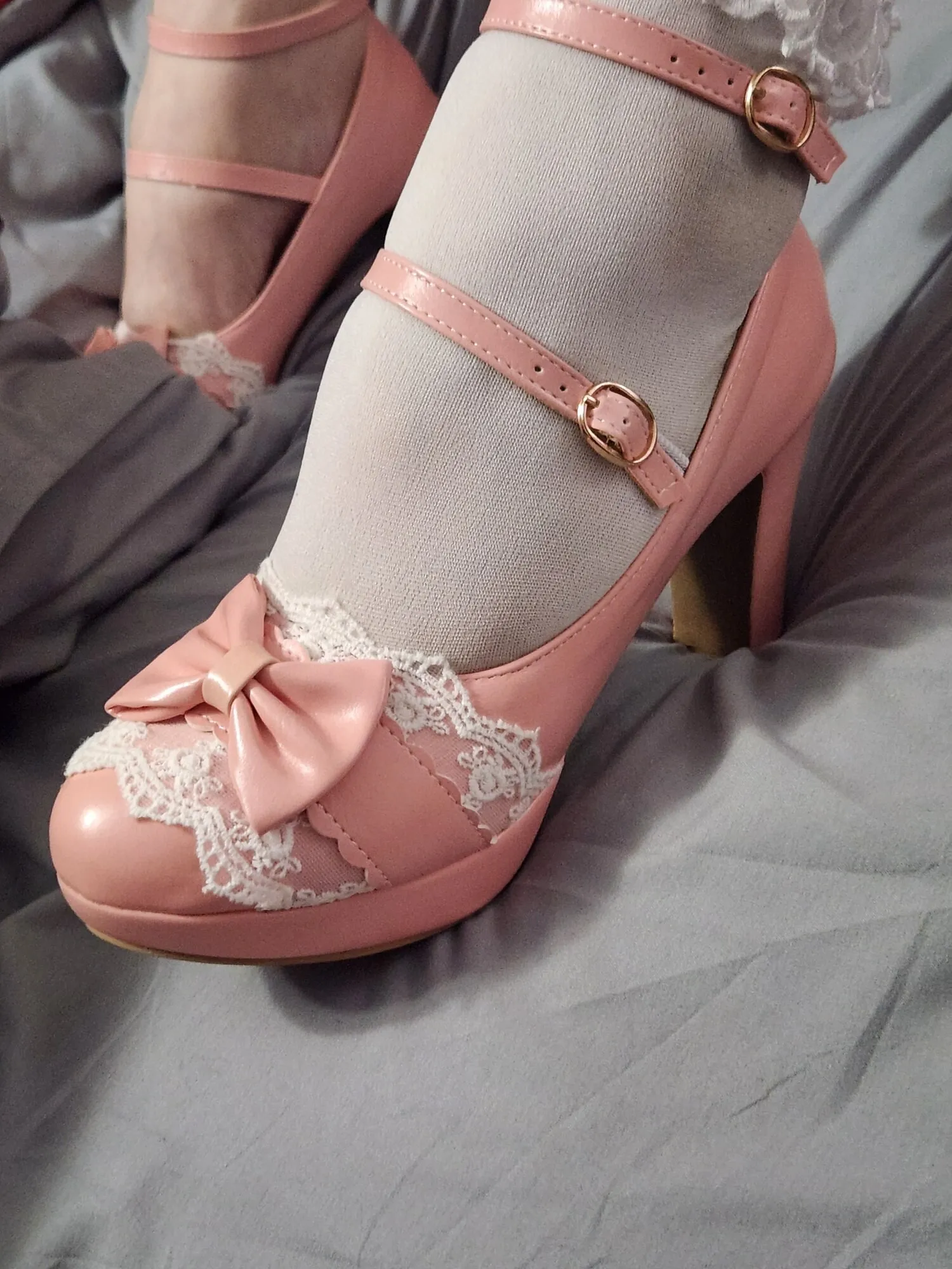 Cute new shoes from a fan.