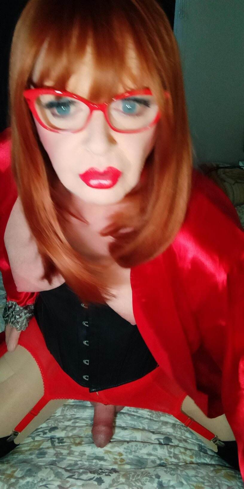 Crossdressing redhead  #32