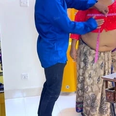 Muslim Aunty Fucked By Tailor in shop