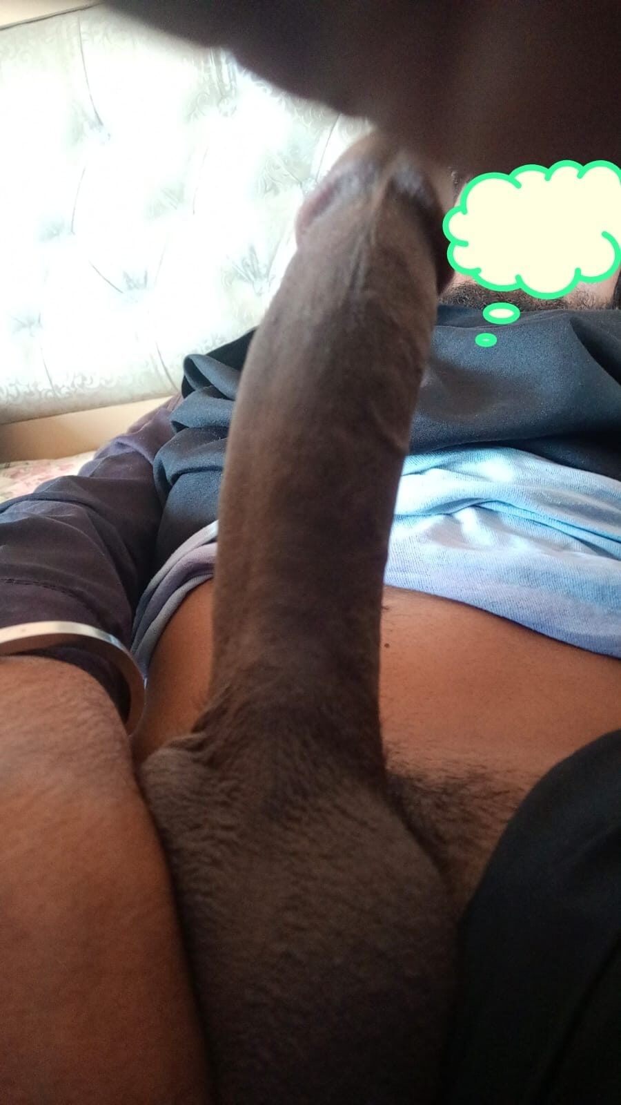 My hairy black cock  #3