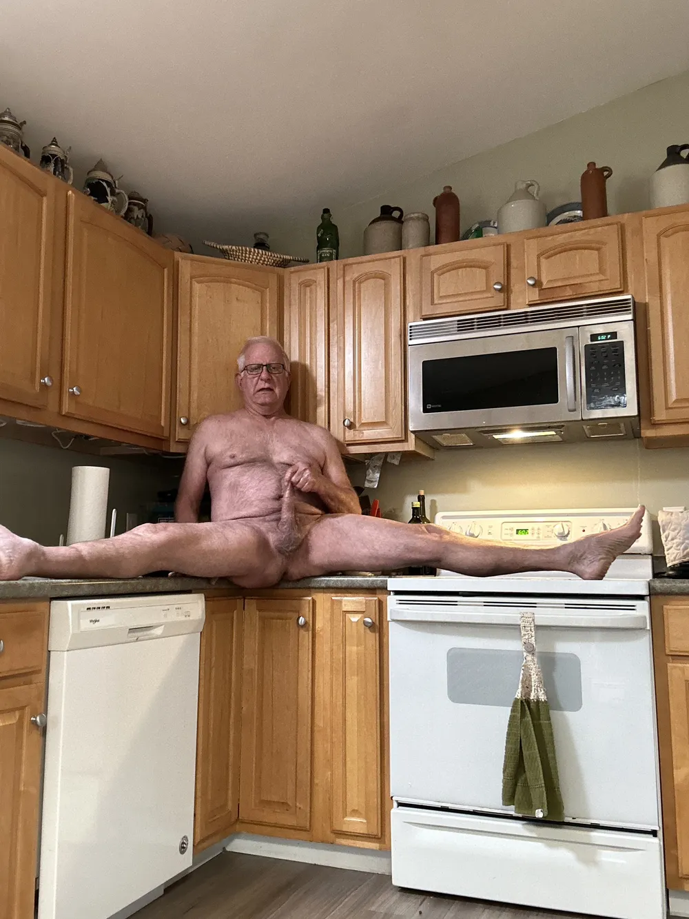 Hunky dad showing off #2