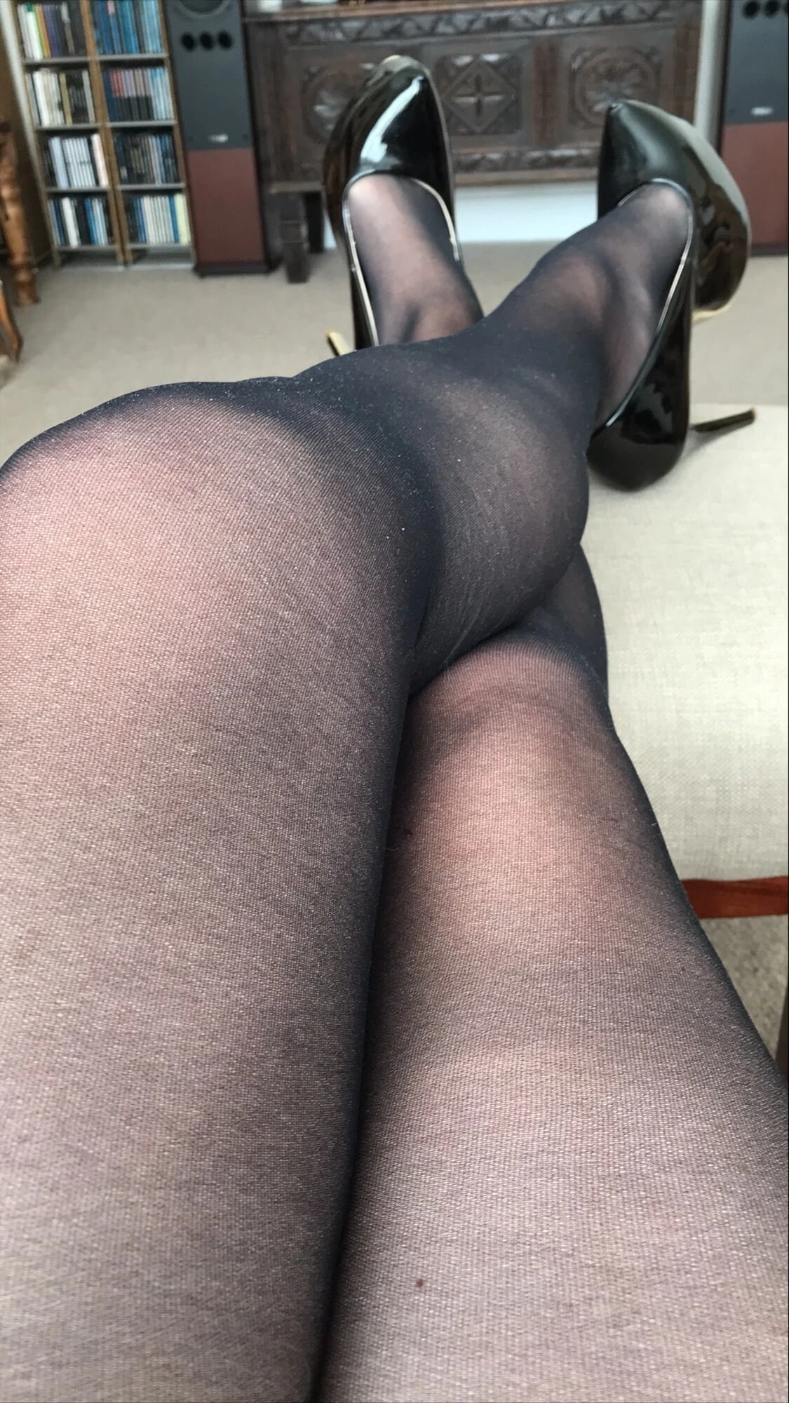 black tights &amp; heels close-up #23