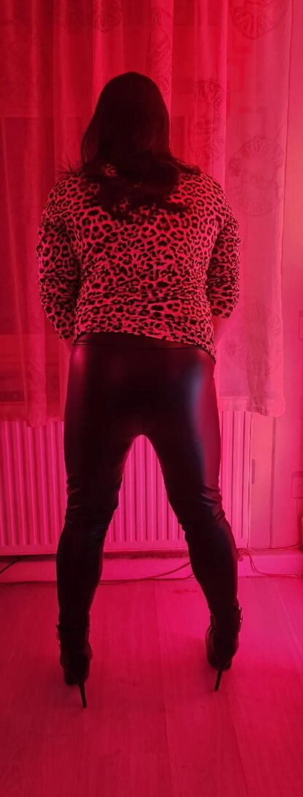 Leopard Top shinny Leggins #3