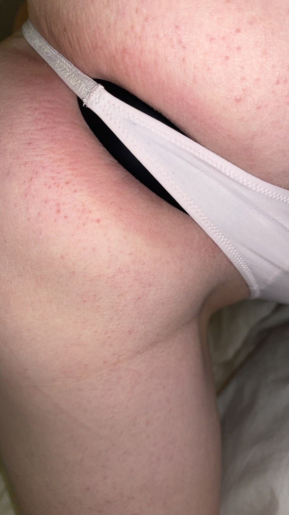 Pink tiny thong and butt plug #10