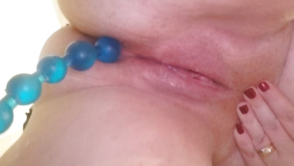 Anal beads linking front to back ..... and other fun milf  #13