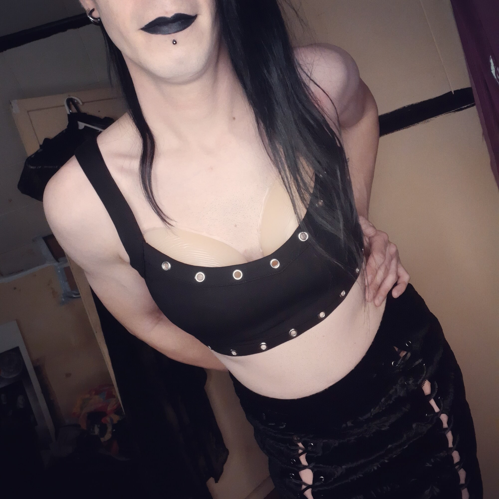 Drăguță gotică Emo Sissy 