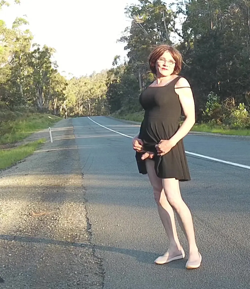 Crossdress Road trip to bike park