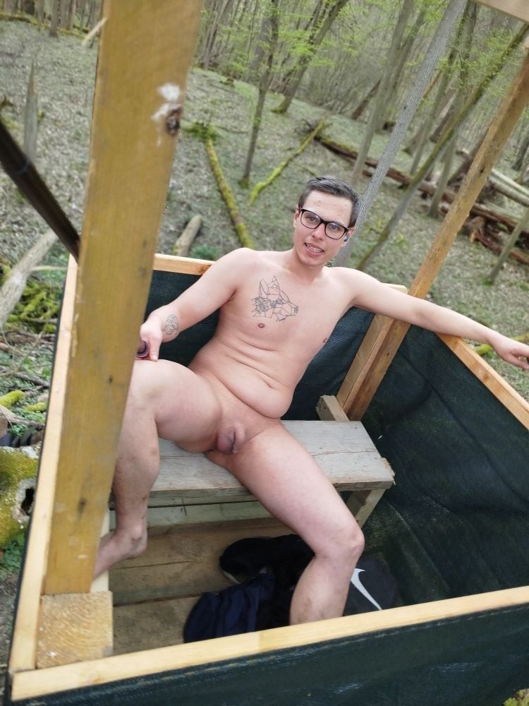 I'm nude on a perch in the forest  #56