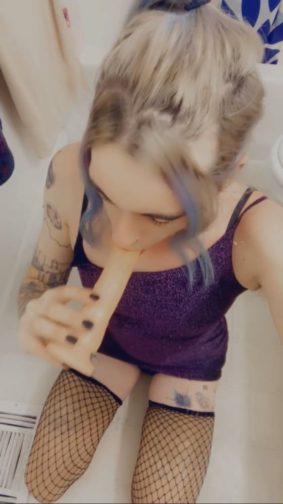 Hot Purple Minidress Slut #32