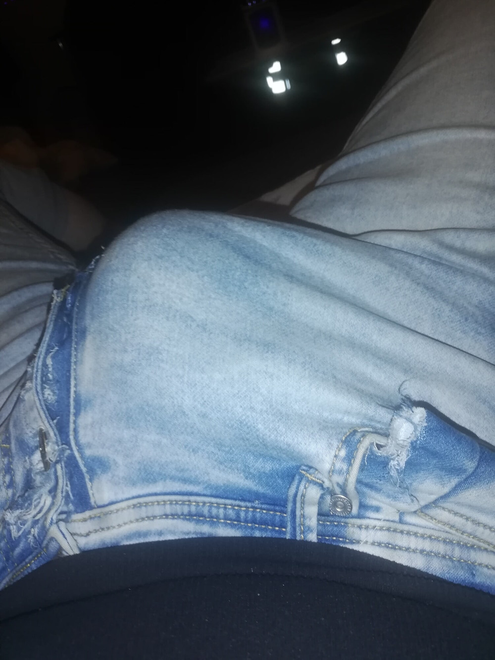 Showing off my horny bulging jeans #41