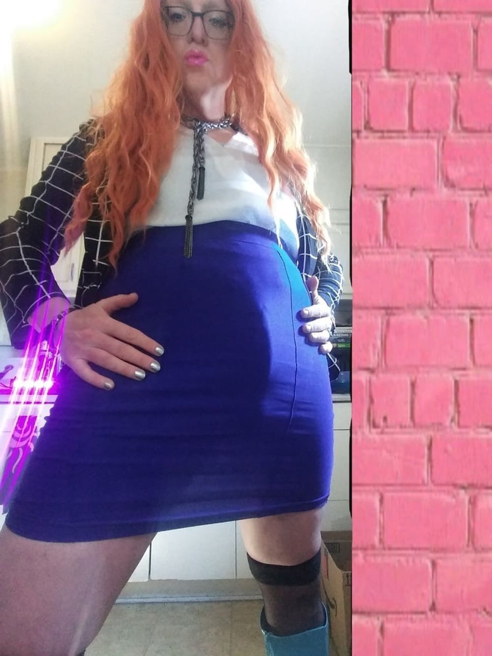 Redhead shemale trans masturbation cum cock  #18