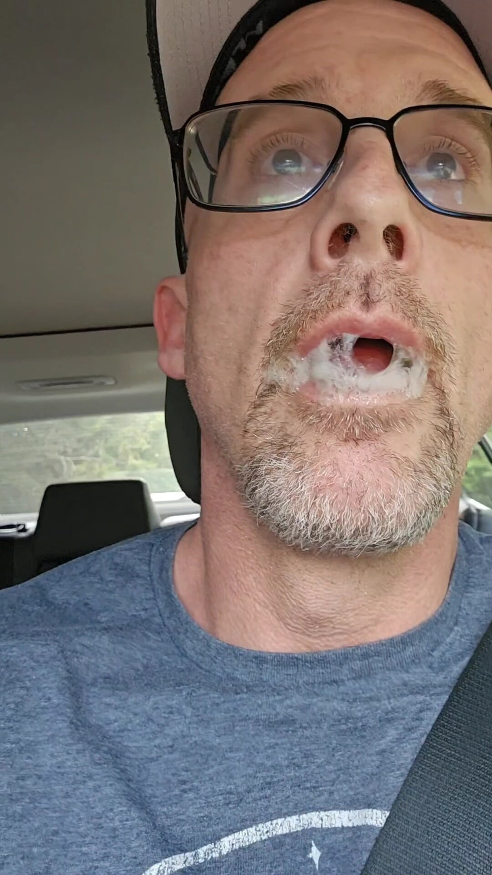 Driving away with a mouthful of jizz #2