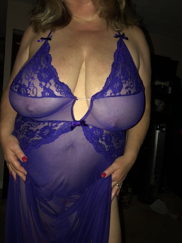 Horny wife in purple #33