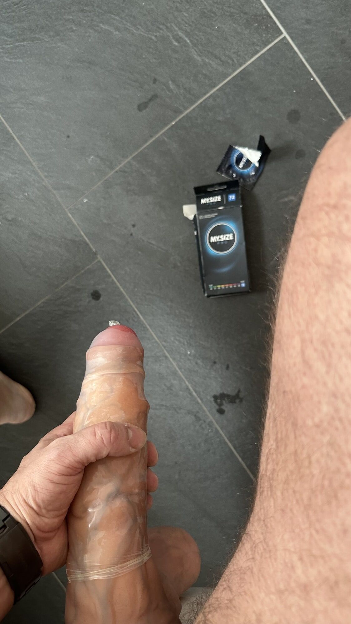 XXL Monster Cock with 72er Condom