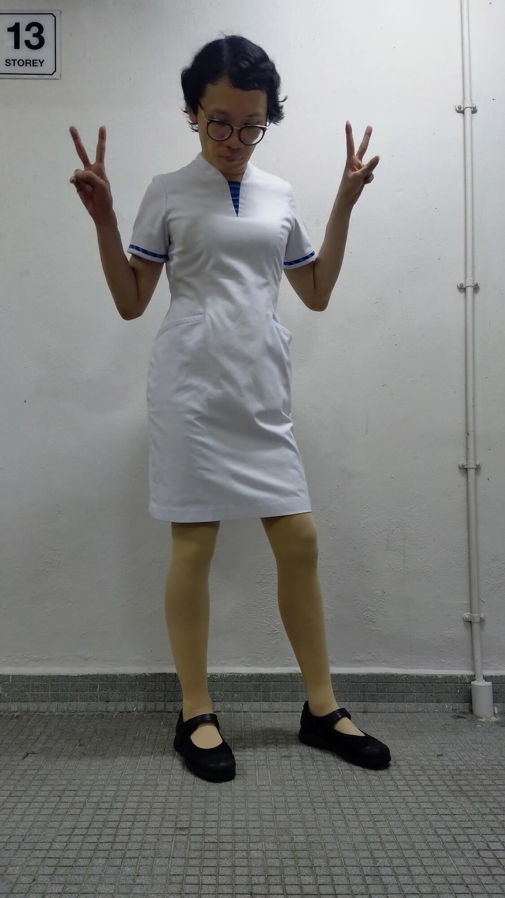 Celebrate nurses day by wearing a nurse uniform yourself. #14