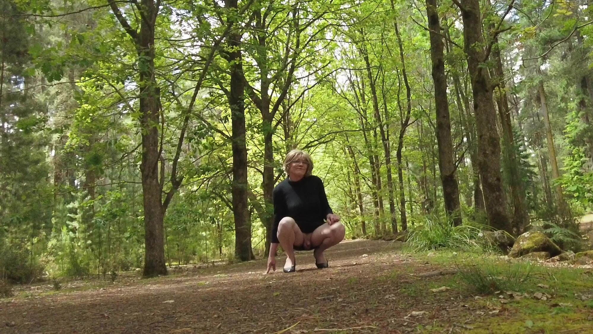Crossdress Roadtrip - Forest Trail Walk